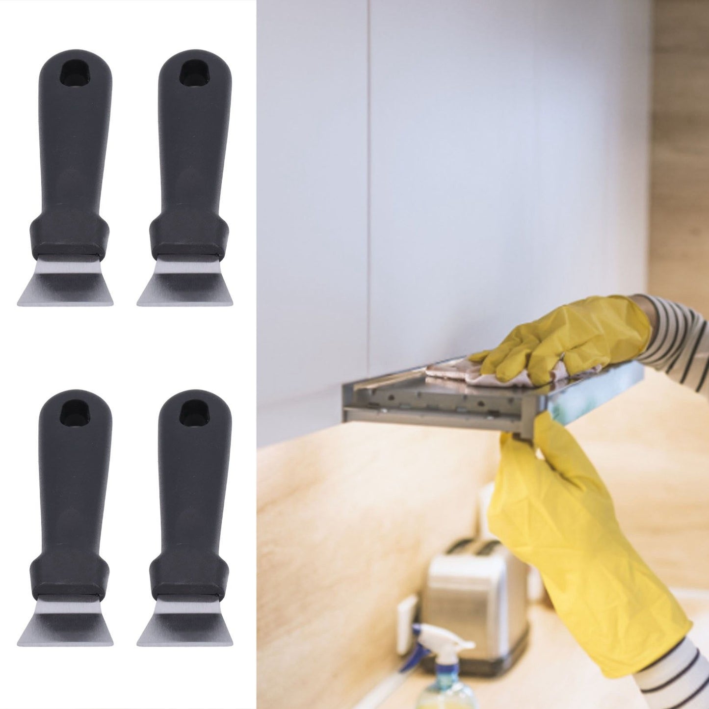 10Pcs Defrosting Shovel Efficient Cleaning Anti Slip Handle Hanging Hole Ice Scraper Deicing Tool for V1294-YM0523-3117210255511