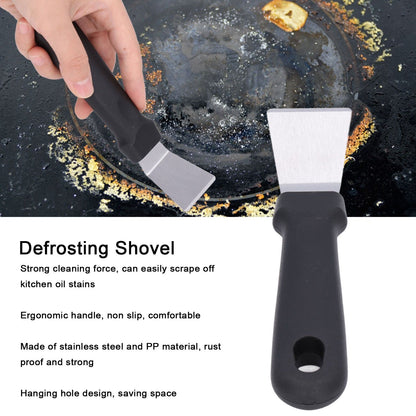 10Pcs Defrosting Shovel Efficient Cleaning Anti Slip Handle Hanging Hole Ice Scraper Deicing Tool for V1294-YM0523-3117210255511