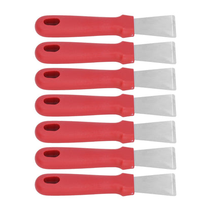 10Pcs Putty Knife Sturdy Durable Stainless Steel Ergonomic Design Nonslip Handle Wide Application Bench V1294-YM0523-3117210255611