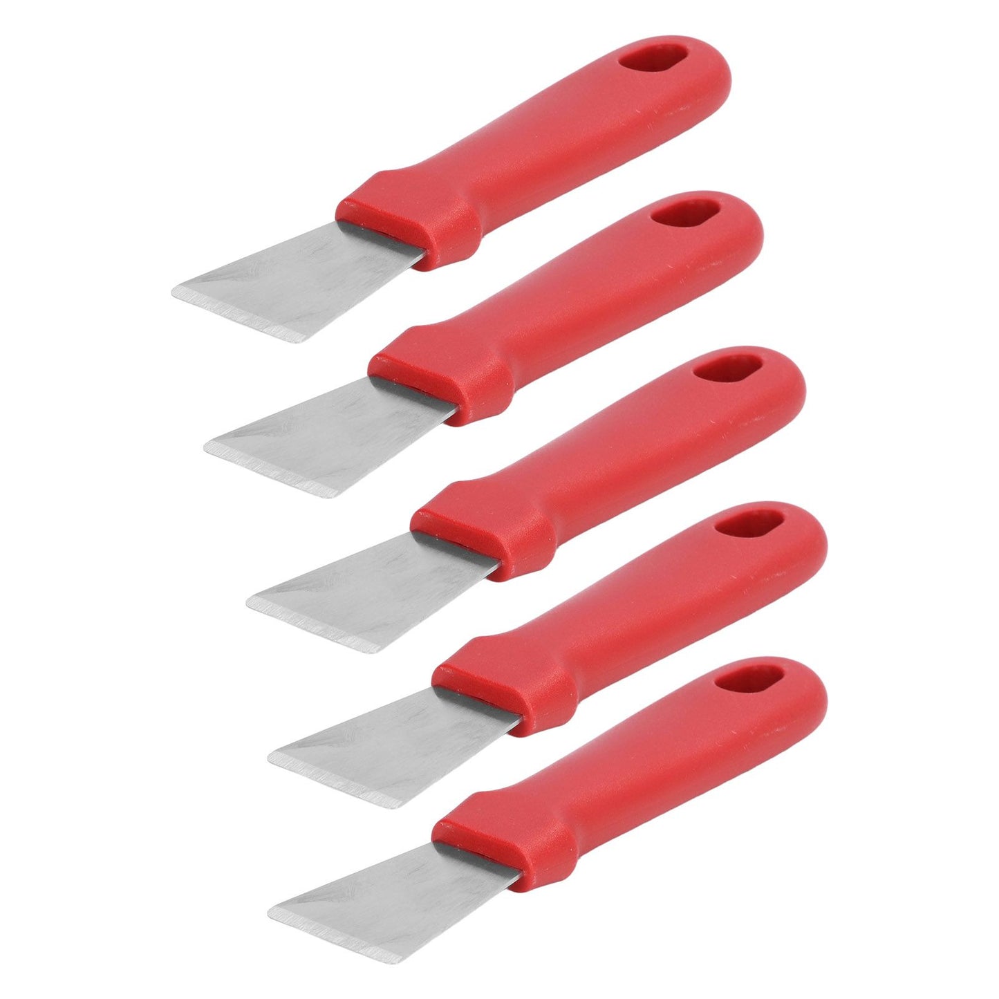 10Pcs Putty Knife Sturdy Durable Stainless Steel Ergonomic Design Nonslip Handle Wide Application Bench V1294-YM0523-3117210255611