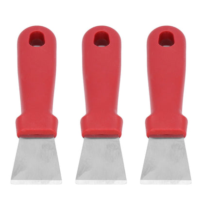 10Pcs Putty Knife Sturdy Durable Stainless Steel Ergonomic Design Nonslip Handle Wide Application Bench V1294-YM0523-3117210255611