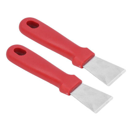10Pcs Putty Knife Sturdy Durable Stainless Steel Ergonomic Design Nonslip Handle Wide Application Bench V1294-YM0523-3117210255611