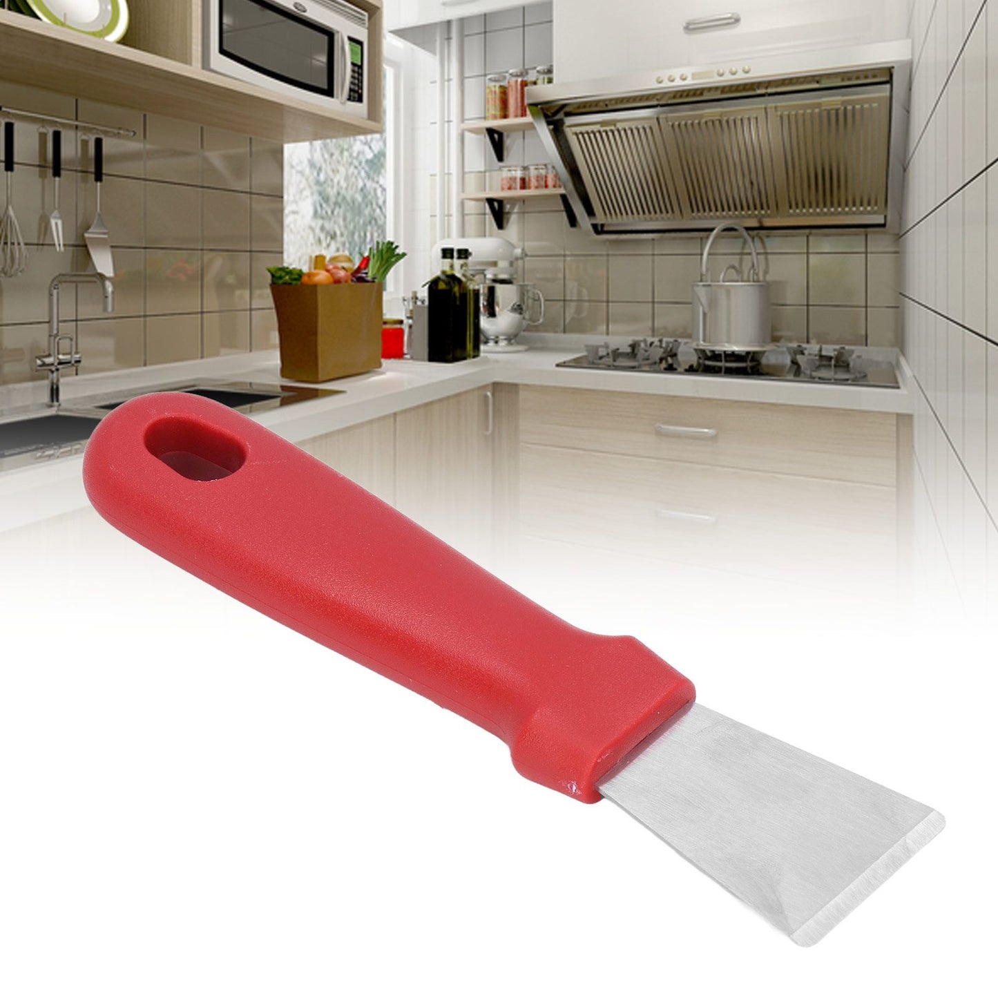 10Pcs Putty Knife Sturdy Durable Stainless Steel Ergonomic Design Nonslip Handle Wide Application Bench V1294-YM0523-3117210255611