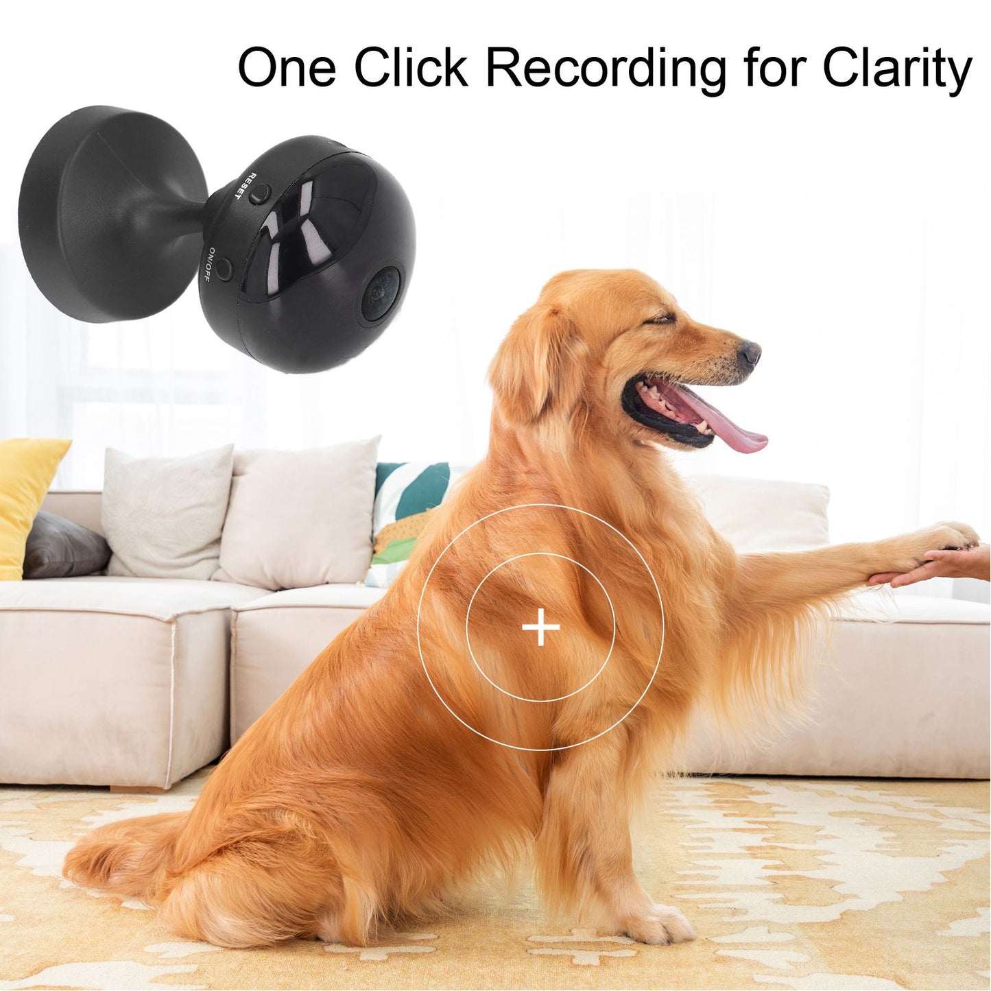 Wireless Security Camera Multifunctional Night Vision 1080P HD WiFi Mini Camera for Home Office V1294-YM0523-3117220000311