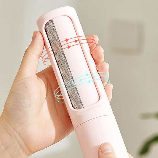 Rotation Pet Hair Remover Portable Mini Static Dog Hair Lint Remover Cleaning Device for HouseholdPink V1294-YM0523-3117220000614