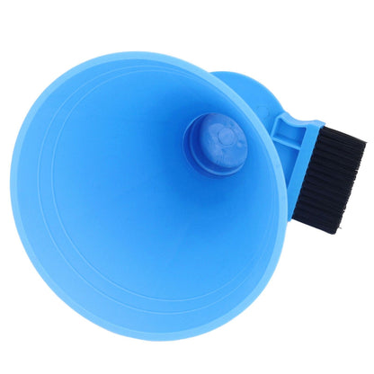 Ice Scraper Plastic Cone Multi Functional Funnel Snow Remover with Brush for Car Windshield V1294-YM0523-3117220000711