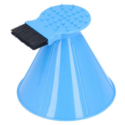 Ice Scraper Plastic Cone Multi Functional Funnel Snow Remover with Brush for Car Windshield V1294-YM0523-3117220000711