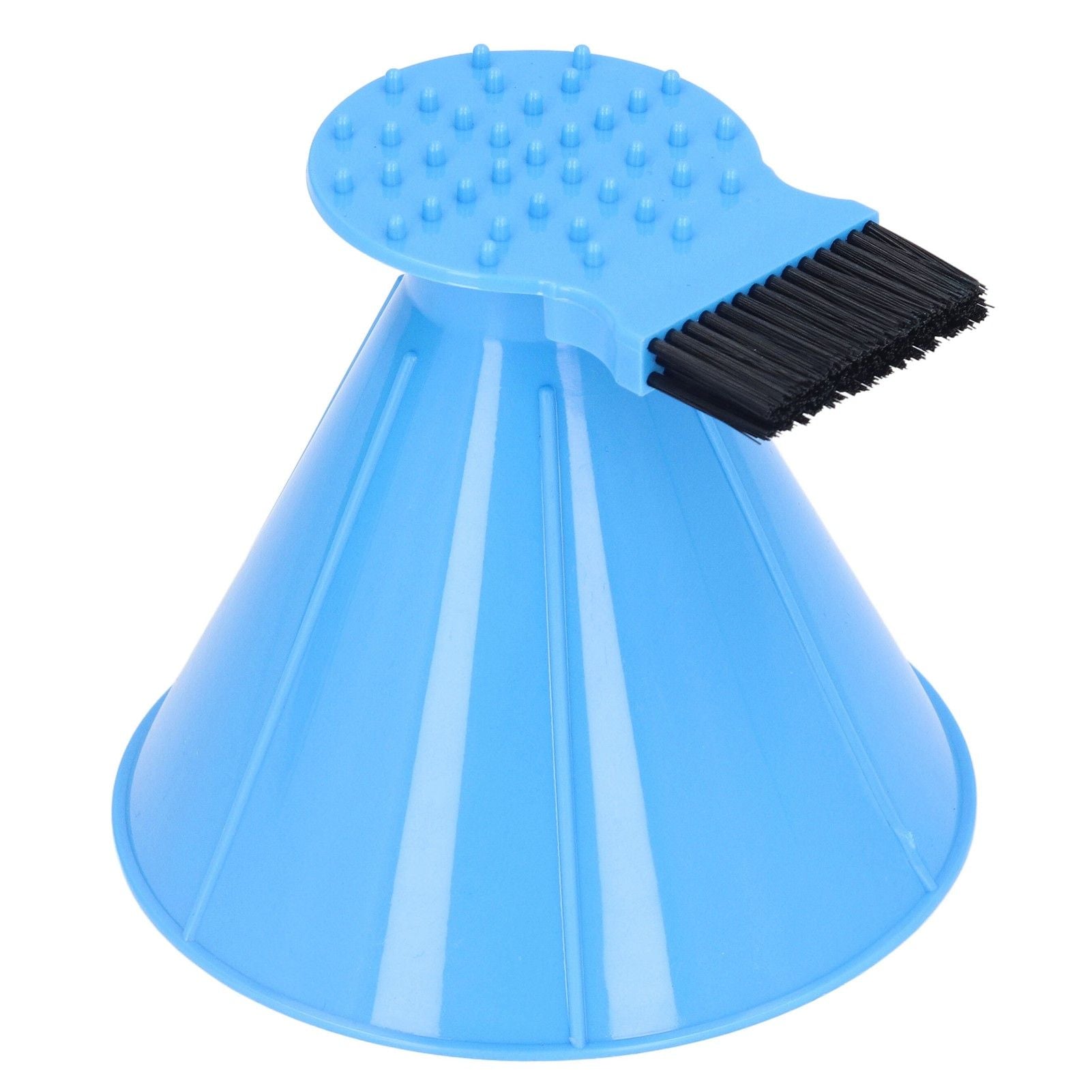 Ice Scraper Plastic Cone Multi Functional Funnel Snow Remover with Brush for Car Windshield V1294-YM0523-3117220000711