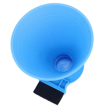 Ice Scraper Plastic Cone Multi Functional Funnel Snow Remover with Brush for Car Windshield V1294-YM0523-3117220000711