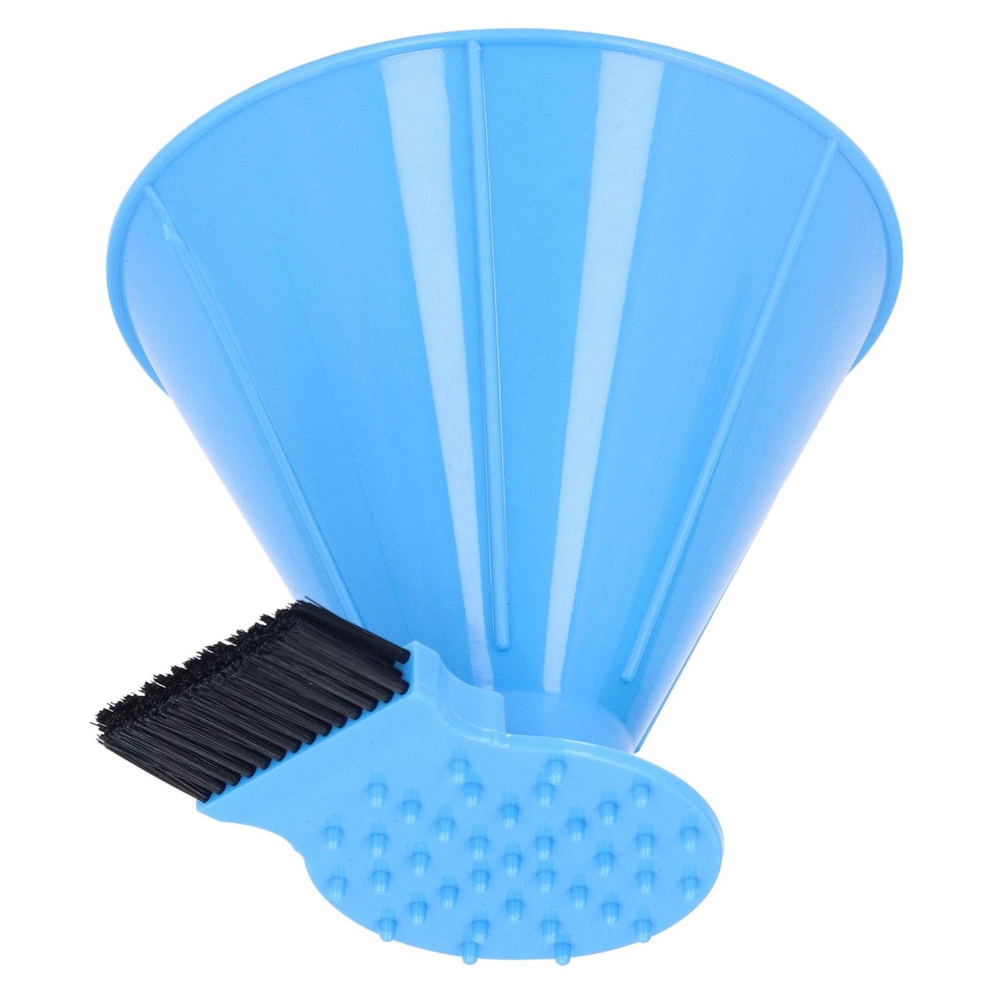 Ice Scraper Plastic Cone Multi Functional Funnel Snow Remover with Brush for Car Windshield V1294-YM0523-3117220000711