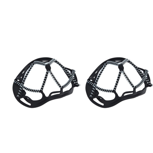 2Pcs Walk Traction Cleats Prevent Slipping High Tension Spring Crampons for Hiking Jogging Hunting V1294-YM0523-3117220000911