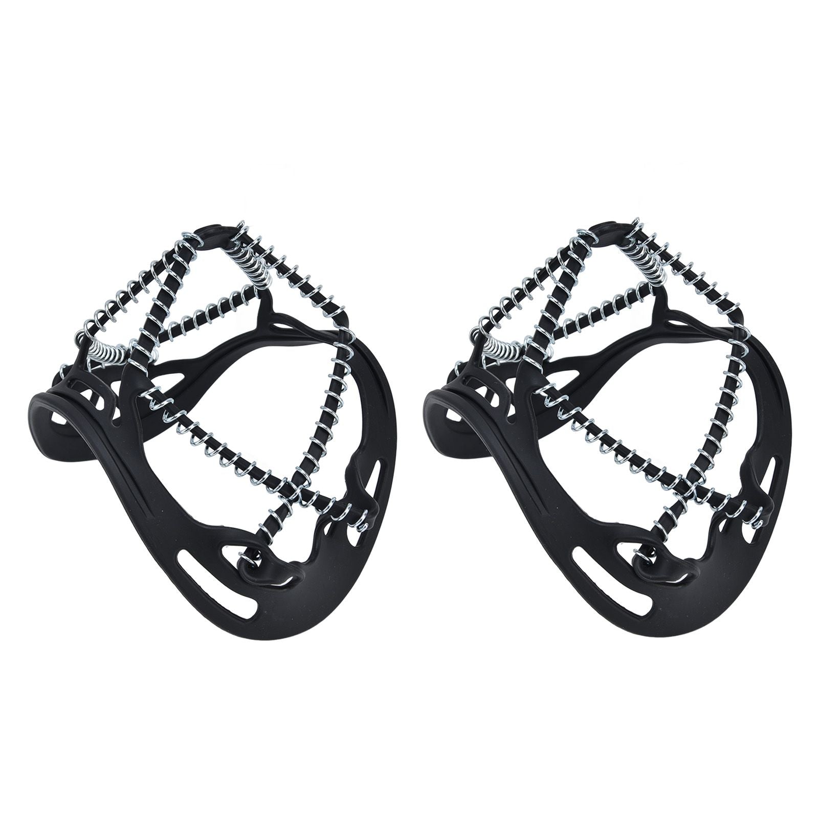 2Pcs Walk Traction Cleats Prevent Slipping High Tension Spring Crampons for Hiking Jogging Hunting V1294-YM0523-3117220000911