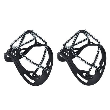 2Pcs Walk Traction Cleats Prevent Slipping High Tension Spring Crampons for Hiking Jogging Hunting V1294-YM0523-3117220000911