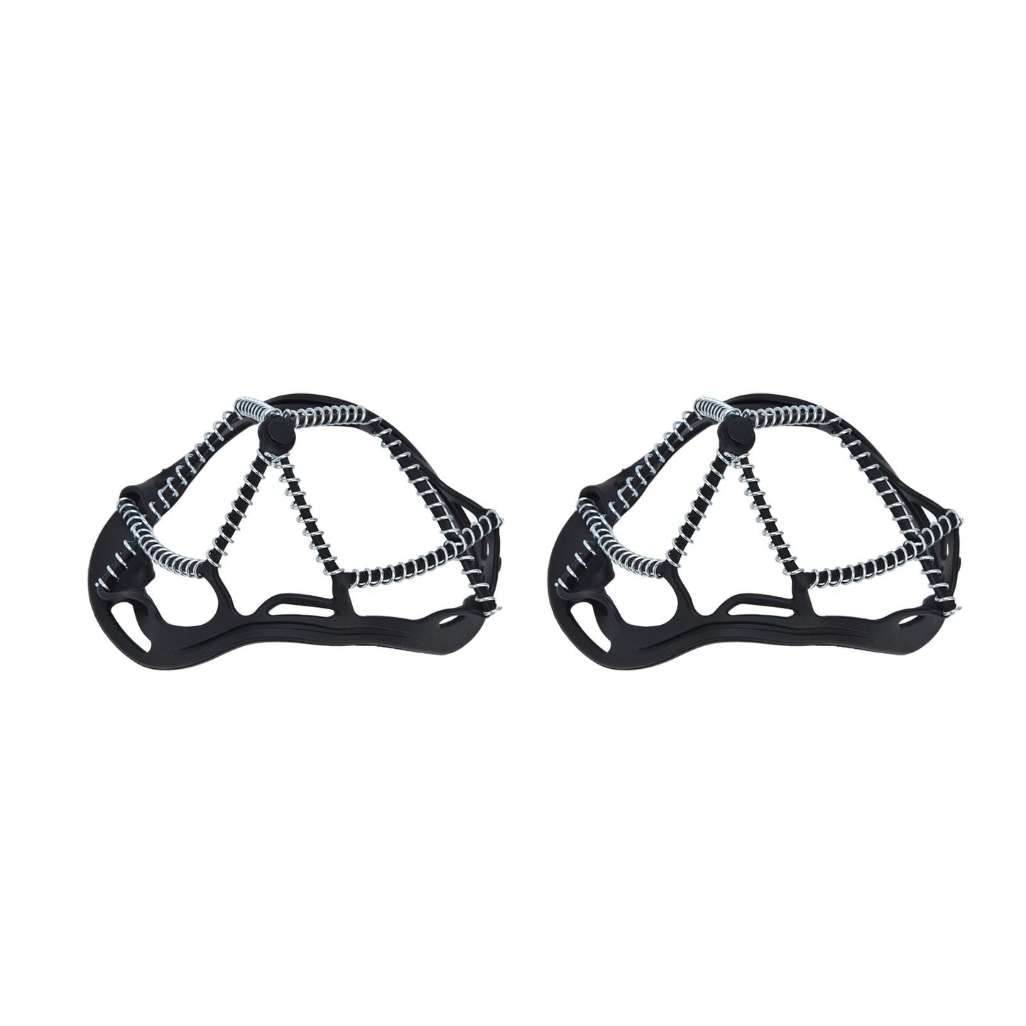 2Pcs Walk Traction Cleats Prevent Slipping High Tension Spring Crampons for Hiking Jogging Hunting V1294-YM0523-3117220000911