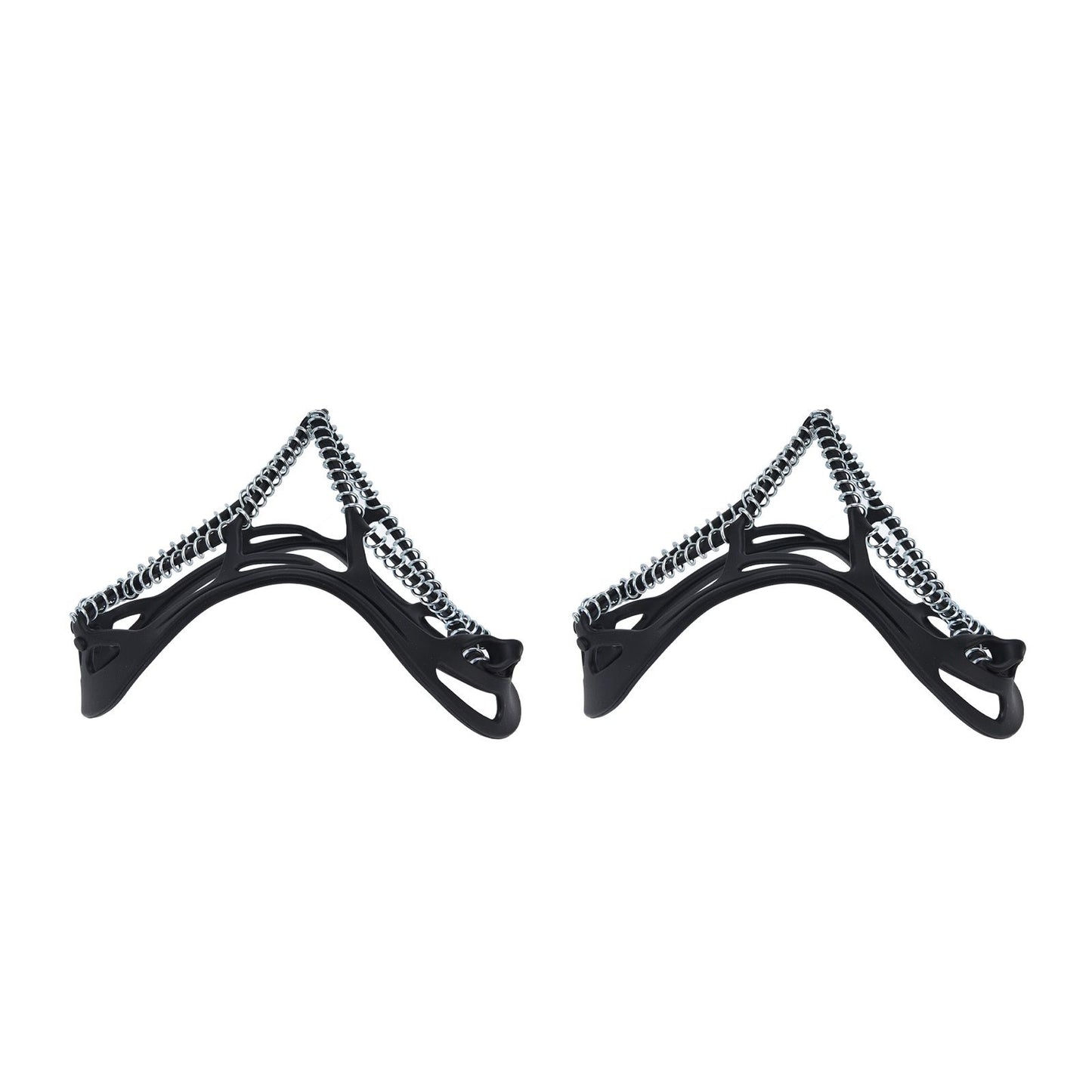 2Pcs Walk Traction Cleats Prevent Slipping High Tension Spring Crampons for Hiking Jogging Hunting V1294-YM0523-3117220000911