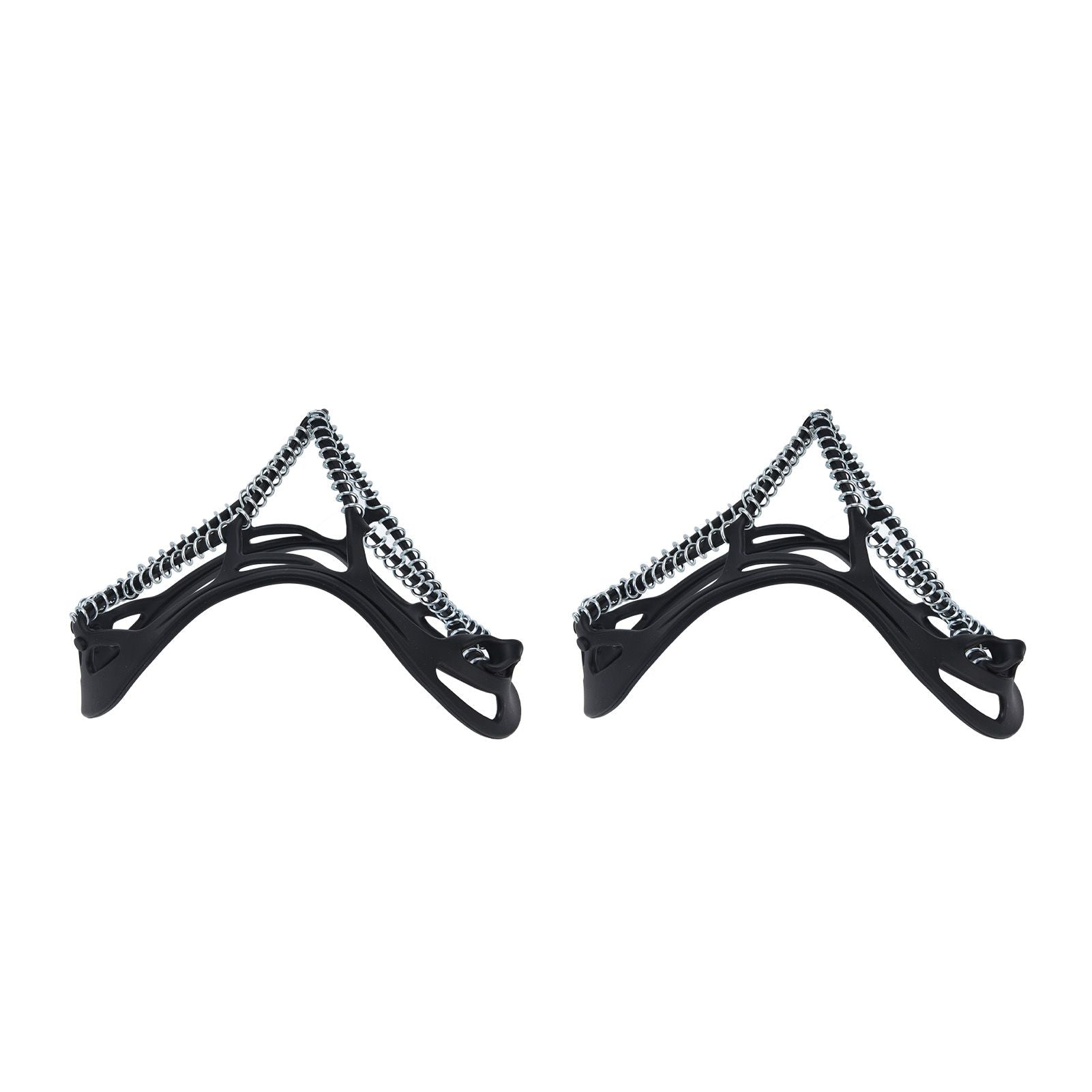2Pcs Walk Traction Cleats Prevent Slipping High Tension Spring Crampons for Hiking Jogging Hunting V1294-YM0523-3117220000911