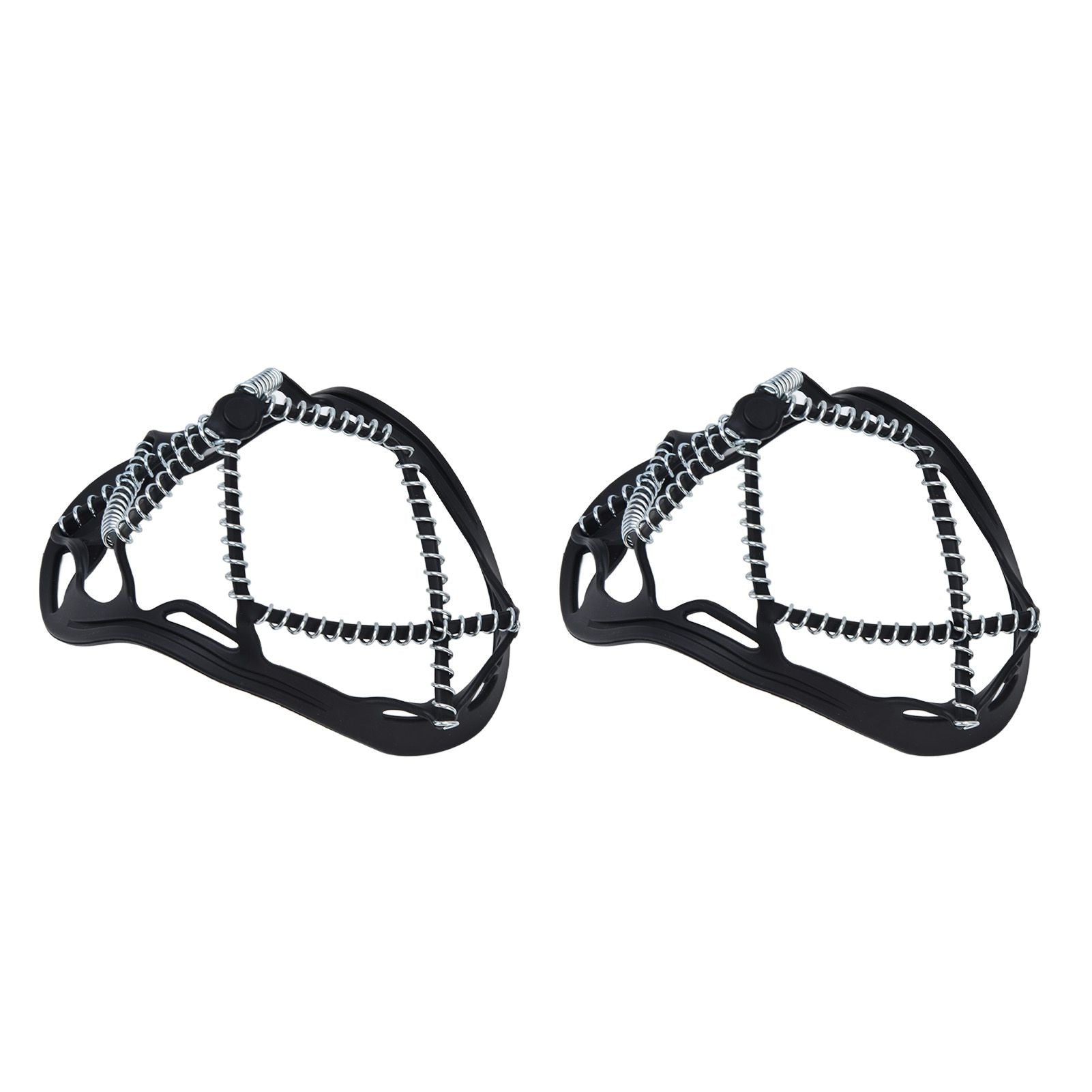 2Pcs Walk Traction Cleats Prevent Slipping High Tension Spring Crampons for Hiking Jogging Hunting V1294-YM0523-3117220000911