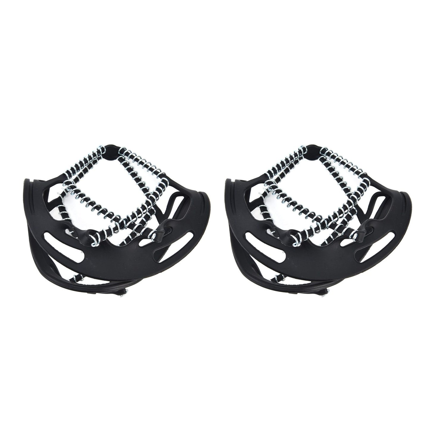 2Pcs Walk Traction Cleats Prevent Slipping High Tension Spring Crampons for Hiking Jogging Hunting V1294-YM0523-3117220000911