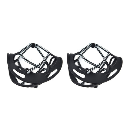 2Pcs Walk Traction Cleats Prevent Slipping High Tension Spring Crampons for Hiking Jogging Hunting V1294-YM0523-3117220000911