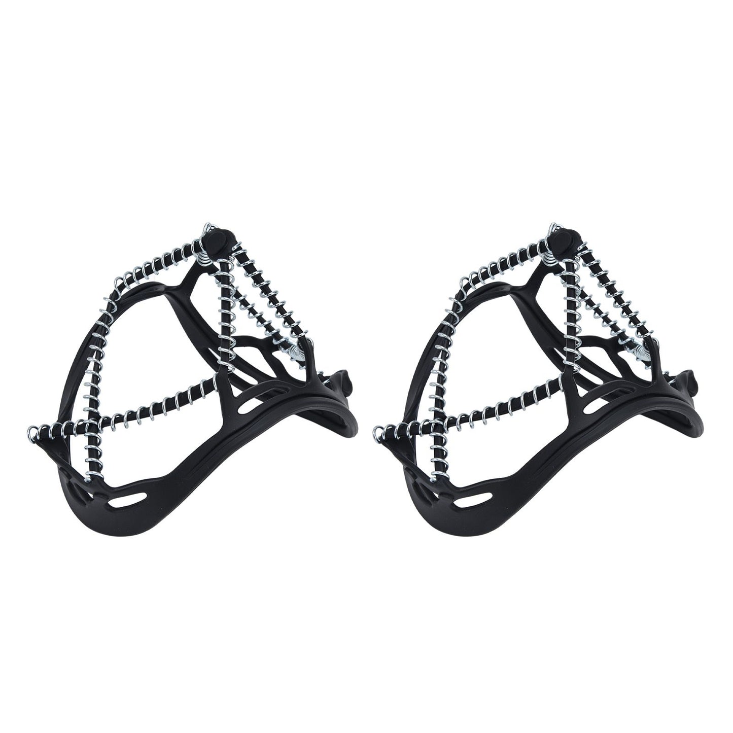 2Pcs Walk Traction Cleats Prevent Slipping High Tension Spring Crampons for Hiking Jogging Hunting V1294-YM0523-3117220000911