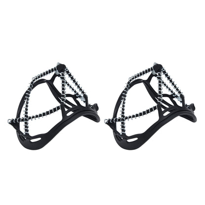 2Pcs Walk Traction Cleats Prevent Slipping High Tension Spring Crampons for Hiking Jogging Hunting V1294-YM0523-3117220000911
