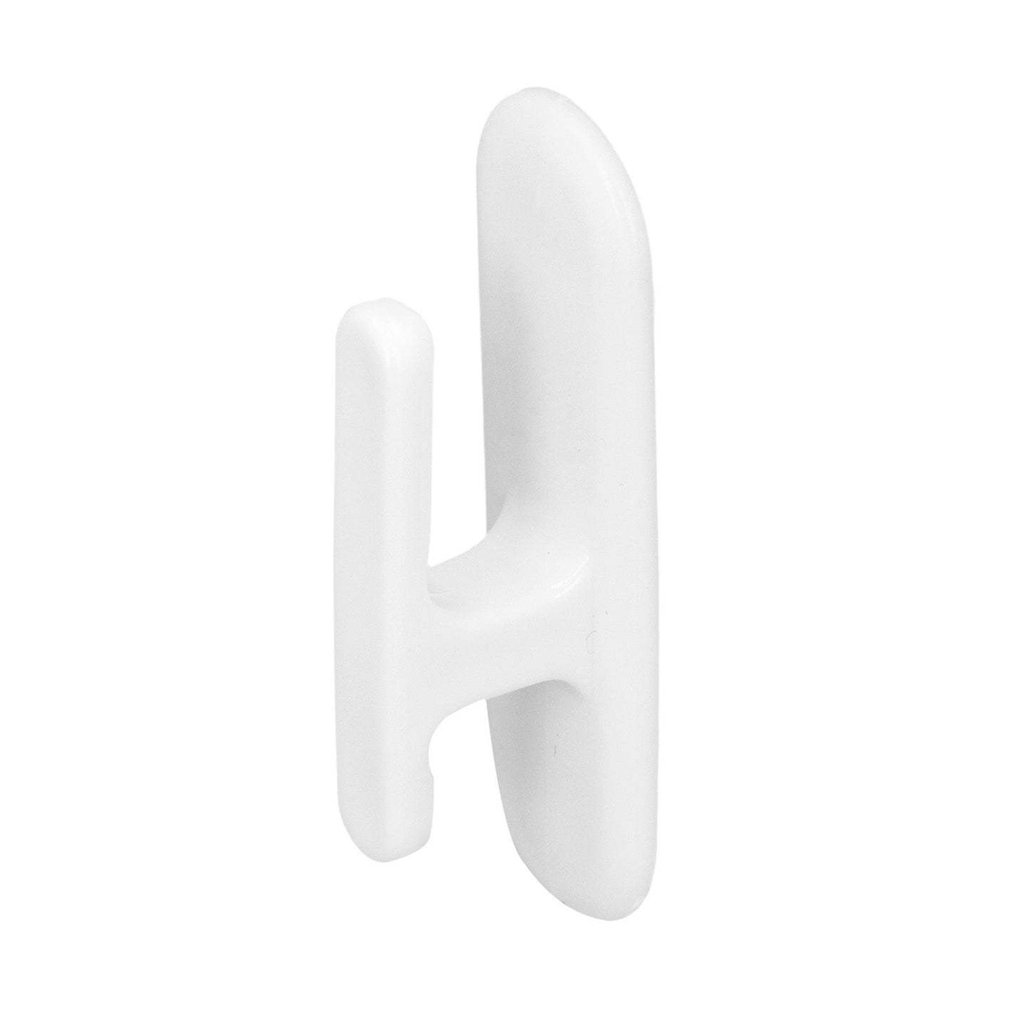 8Pcs Wall Self Adhesive Curtain Hooks White Reusable Plastic Curtain Buckles with Wall Hook for Apartment V1294-YM0523-3117220001011