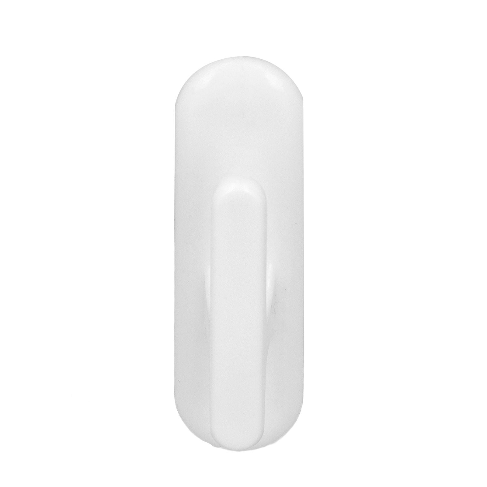 8Pcs Wall Self Adhesive Curtain Hooks White Reusable Plastic Curtain Buckles with Wall Hook for Apartment V1294-YM0523-3117220001011