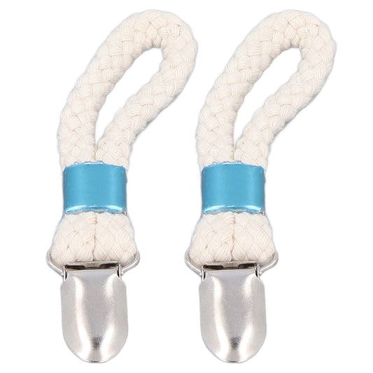 2PCS Cotton Rope Towel Clip Wear Resistant Towel Clips for Home Kitchen Bathroom Cupboards Hanging Towels V1294-YM0523-3117220001711
