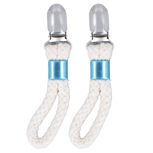 2PCS Cotton Rope Towel Clip Wear Resistant Towel Clips for Home Kitchen Bathroom Cupboards Hanging Towels V1294-YM0523-3117220001711