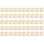50pcs Party Favor Boxes Paper Material Mi Bautizo Pattern Equipped Gold Ribbon White Wedding Gift Boxes for V1294-YM0523-3117220001811