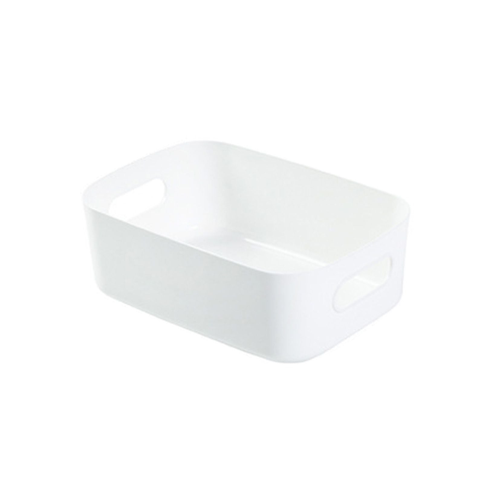 Desktop Storage Basket PP Cosmetic Storages Box Desktops Sundries Organizer with Handle for HouseholdSmall V1294-YM0523-3117220001911