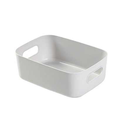 Desktop Storage Basket PP Cosmetic Storages Box Desktops Sundries Organizer with Handle for HouseholdSmall V1294-YM0523-3117220001912