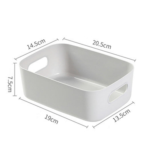 Desktop Storage Basket PP Cosmetic Storages Box Desktops Sundries Organizer with Handle for HouseholdSmall V1294-YM0523-3117220001912