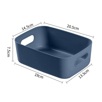 Desktop Storage Basket PP Cosmetic Storages Box Desktops Sundries Organizer with Handle for HouseholdSmall V1294-YM0523-3117220001914