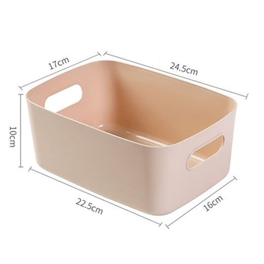 Desktop Storage Basket PP Cosmetic Storages Box Desktops Sundries Organizer with Handle for HouseholdMedium V1294-YM0523-3117220001917