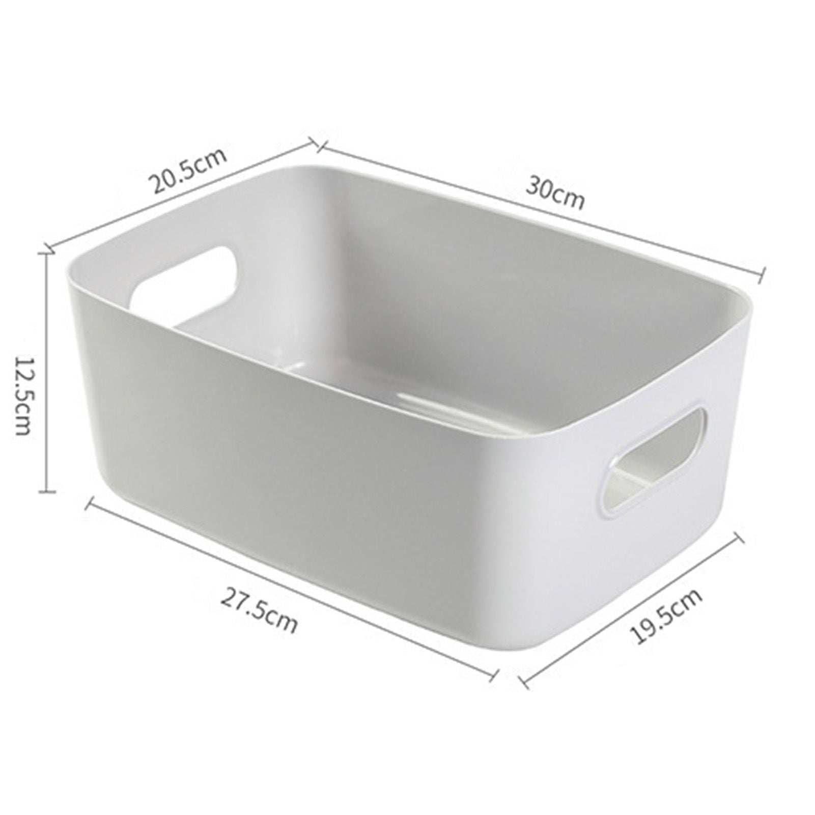 Desktop Storage Basket PP Cosmetic Storages Box Desktops Sundries Organizer with Handle for HouseholdLarge V1294-YM0523-3117220001922