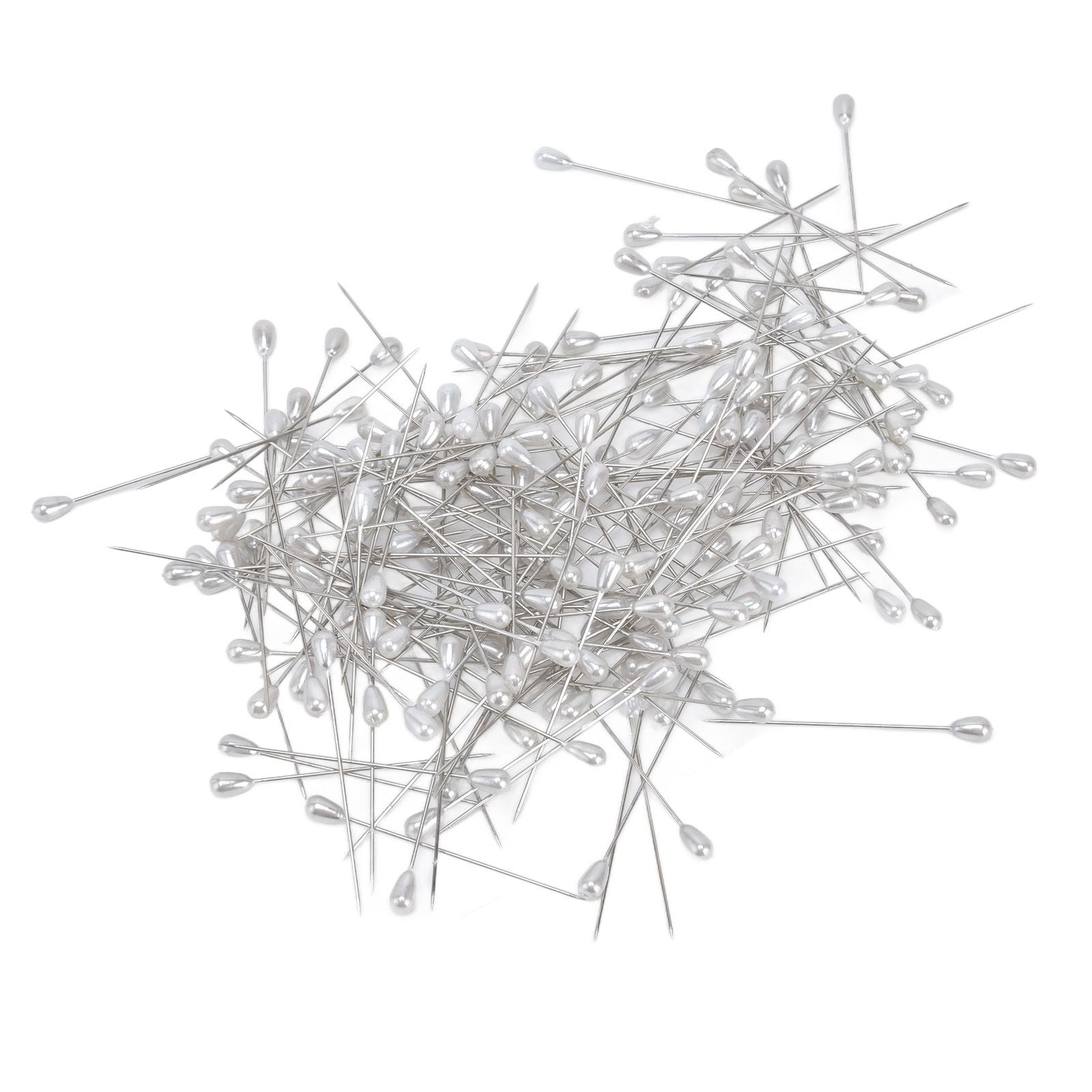 200pcs Teardrop Pearl Head Pins Pearlized Ball Head Pins for Sewing Craft Wedding Decorations V1294-YM0523-3117220002711