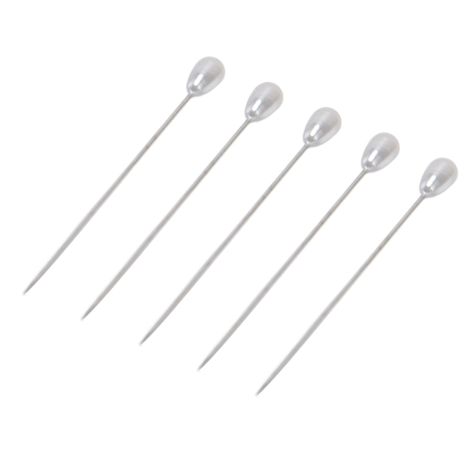 200pcs Teardrop Pearl Head Pins Pearlized Ball Head Pins for Sewing Craft Wedding Decorations V1294-YM0523-3117220002711