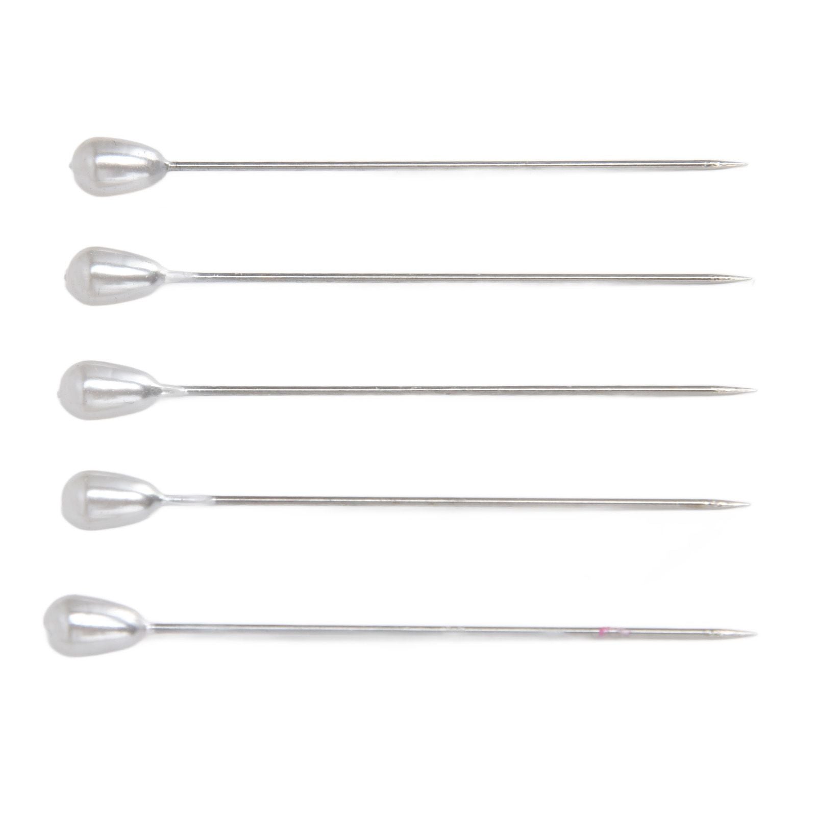 200pcs Teardrop Pearl Head Pins Pearlized Ball Head Pins for Sewing Craft Wedding Decorations V1294-YM0523-3117220002711