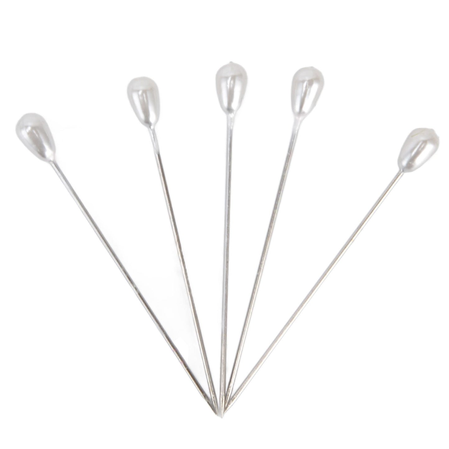 200pcs Teardrop Pearl Head Pins Pearlized Ball Head Pins for Sewing Craft Wedding Decorations V1294-YM0523-3117220002711