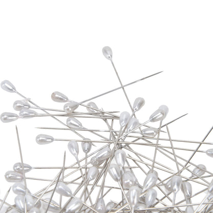 200pcs Teardrop Pearl Head Pins Pearlized Ball Head Pins for Sewing Craft Wedding Decorations V1294-YM0523-3117220002711