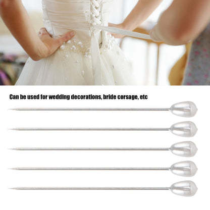200pcs Teardrop Pearl Head Pins Pearlized Ball Head Pins for Sewing Craft Wedding Decorations V1294-YM0523-3117220002711