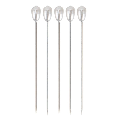 200pcs Teardrop Pearl Head Pins Pearlized Ball Head Pins for Sewing Craft Wedding Decorations V1294-YM0523-3117220002711