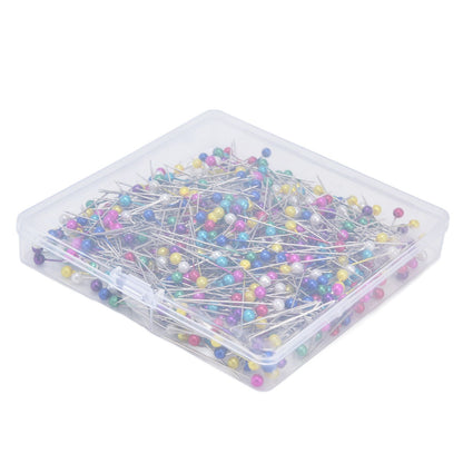600Pcs Sewing Pins 38mm Long Different Colors Wide Application Durable Straight Pins for Clothing Handiwork V1294-YM0523-3117220002911