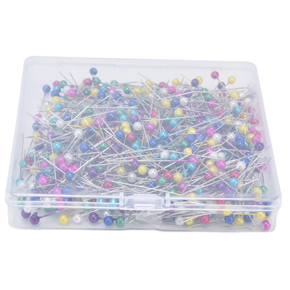 600Pcs Sewing Pins 38mm Long Different Colors Wide Application Durable Straight Pins for Clothing Handiwork V1294-YM0523-3117220002911