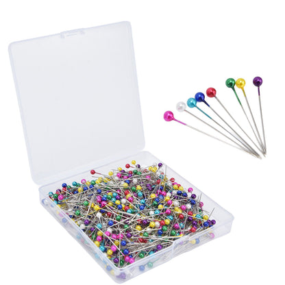 600Pcs Sewing Pins 38mm Long Different Colors Wide Application Durable Straight Pins for Clothing Handiwork V1294-YM0523-3117220002911