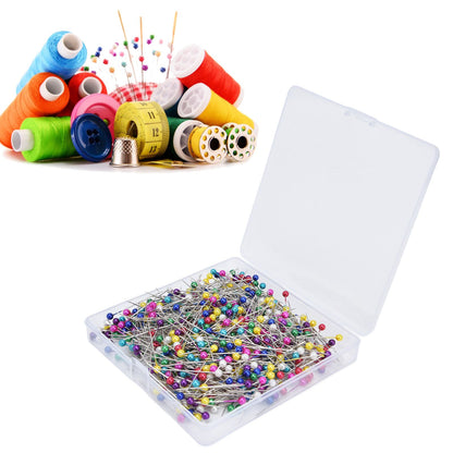 600Pcs Sewing Pins 38mm Long Different Colors Wide Application Durable Straight Pins for Clothing Handiwork V1294-YM0523-3117220002911