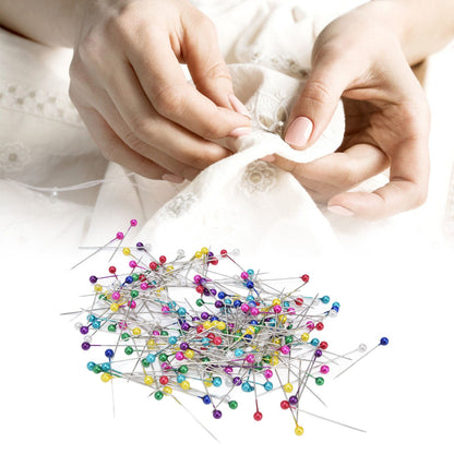600Pcs Sewing Pins 38mm Long Different Colors Wide Application Durable Straight Pins for Clothing Handiwork V1294-YM0523-3117220002911