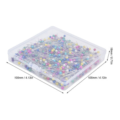 600Pcs Sewing Pins 38mm Long Different Colors Wide Application Durable Straight Pins for Clothing Handiwork V1294-YM0523-3117220002911