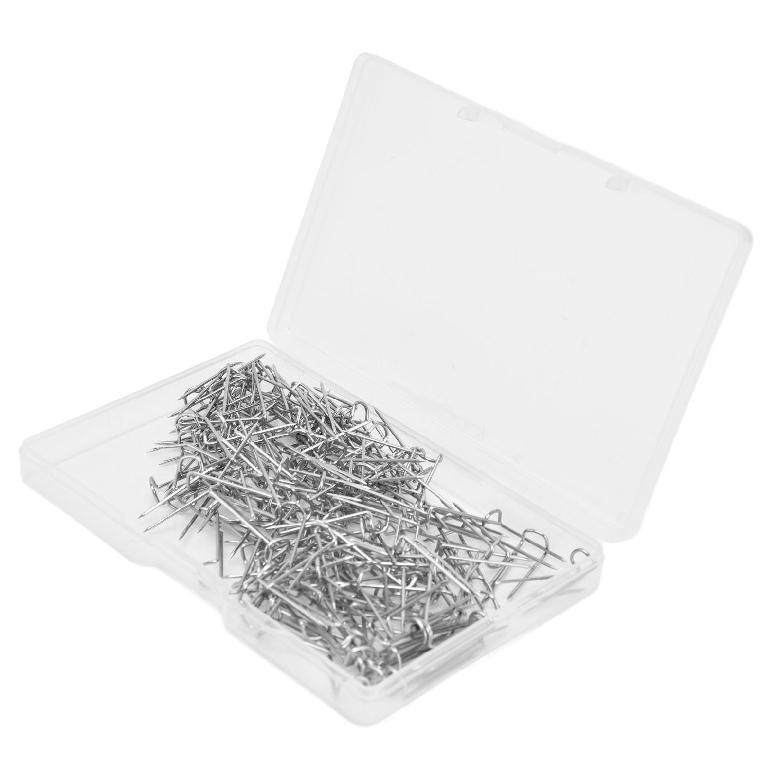 200Pcs Fork Pins U Shaped Stainless Steel Sturdy Durable Wide Application Sewing U Pins17mm 200Pcs/Box V1294-YM0523-3117220003011
